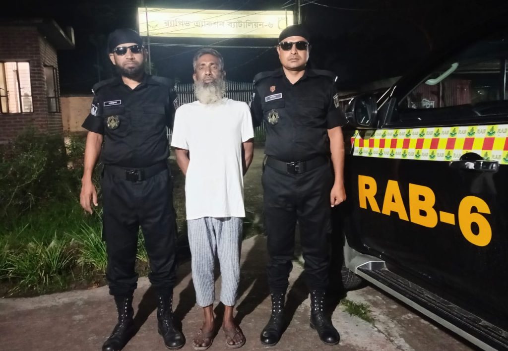 র‌্যাবের অভিযানে ঝিনাইদাহের সবুজ হত্যাকান্ডের মূলহোতা গ্রেফতার