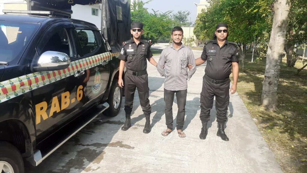 র‌্যাবের অভিযানে অপহৃত নাবালিকা উদ্ধার ও আসামী গ্রেফতার