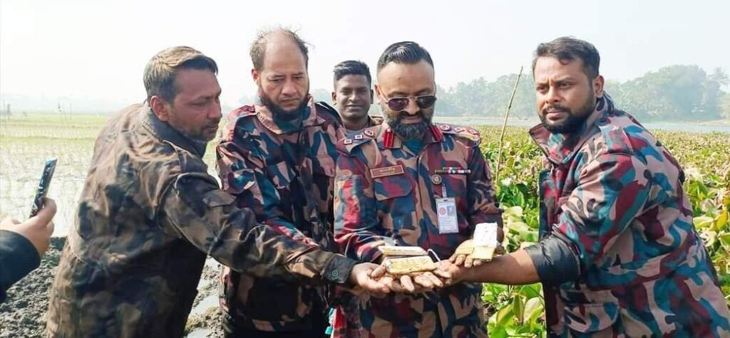 বেনাপোল সীমান্তে পরিত্যাক্ত অবস্থায় স্বর্ণেরবার উদ্ধার