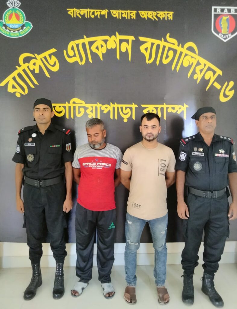 নড়াইলে ২২৮০পিস ইয়াবাসহ দুই মাদক ব্যবসায়ী গ্রেফতার