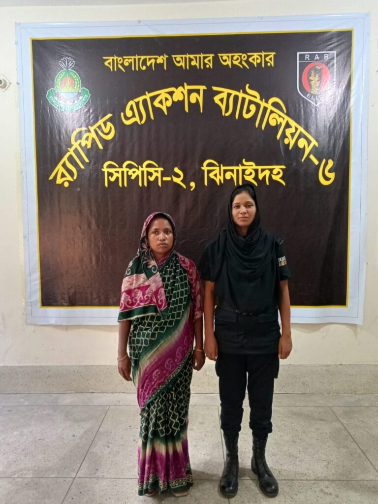 ঝিনাইদহের শিশু হত্যাকান্ডের রহস্য উদঘাটন ও হত্যাকারী গ্রেফতার