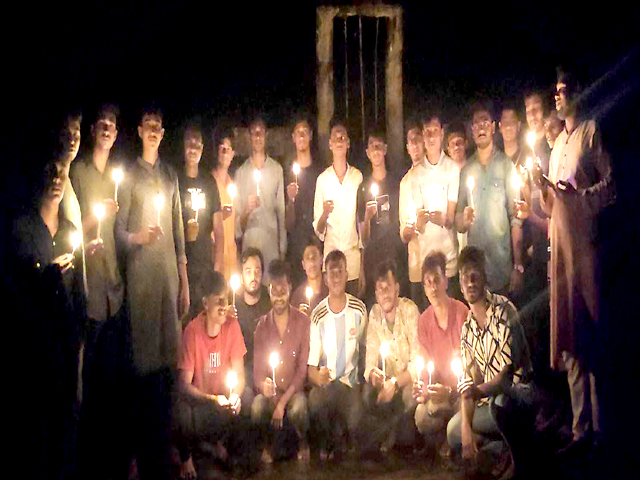 ভারতের আগ্রাসনের বিরুদ্ধে হাতিয়ায় মোমবাতি প্রজ্বলন ও প্রতিবাদ সমাবেশ