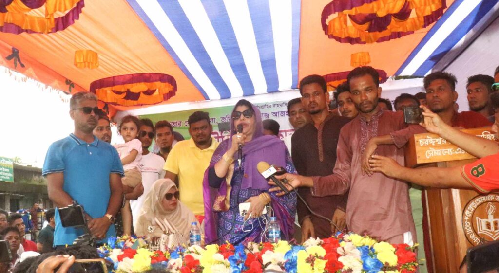 দ্বীপ হাতিয়ায় আর কোন সন্ত্রাসী কার্যক্রম করতে দেওয়া হবেনাঃসোহেলী