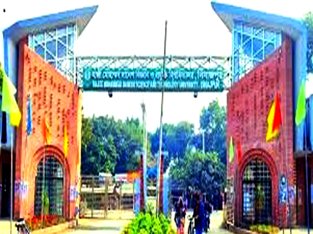 হাবিপ্রবির ভিসির ভবনের সামনে মাঝ রাতে ছাত্রীদের বিক্ষোভ