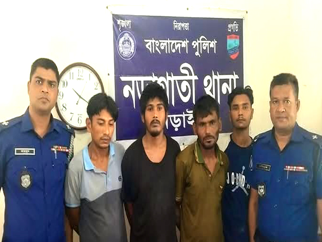 নড়াইলে ইয়াবা ট্যাবলেটসহ চারজন গ্রেফতার
