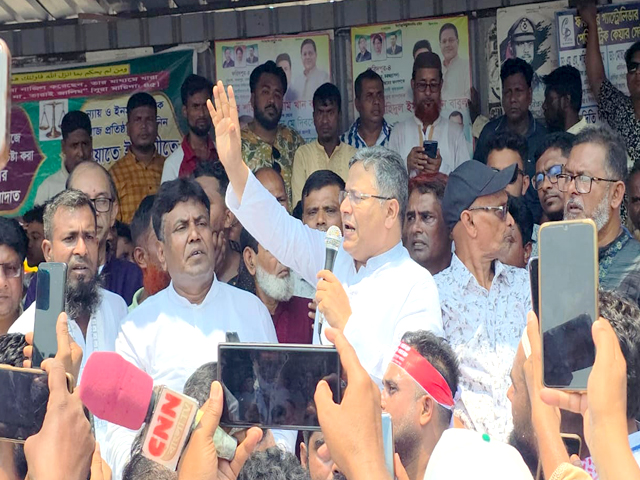 ভাঙ্গায় জাতীয়তাবাদী শ্রমিক দলের মে দিবস পালন