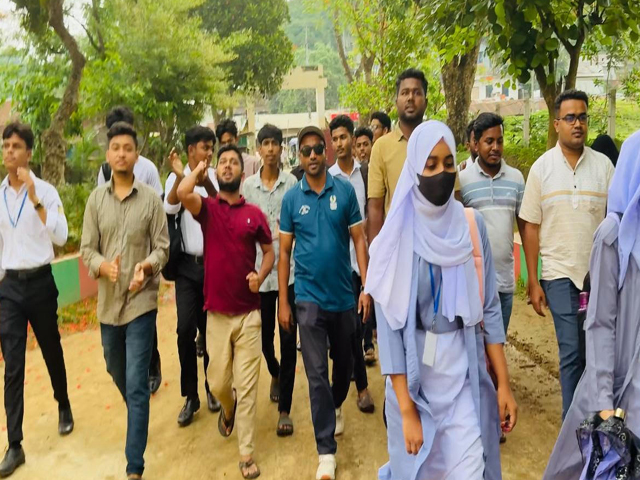 খাগড়াছড়ি সরকারি কলেজ ছাত্রদলের বিক্ষোভ মিছিল ও সমাবেশ