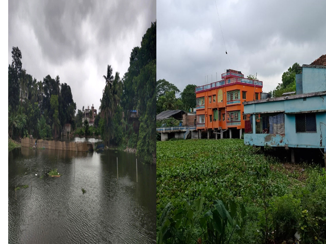 বেনাপোলের হাকর নদী পুনঃখননের দাবীতে সরব এলাকাবাসী