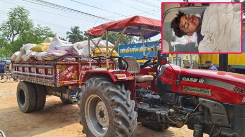 বেনাপোলে ট্রাক্টরের চাকায় পিষ্ট হয়ে প্রান গেলো যুবকের
