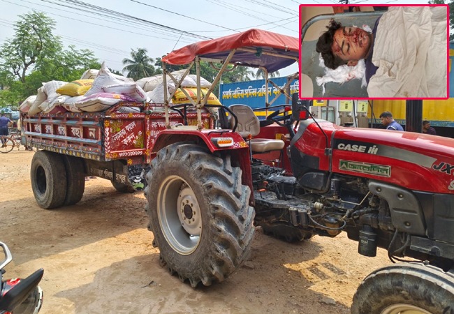 বেনাপোলে ট্রাক্টরের চাকায় পিষ্ট হয়ে প্রান গেলো যুবকের