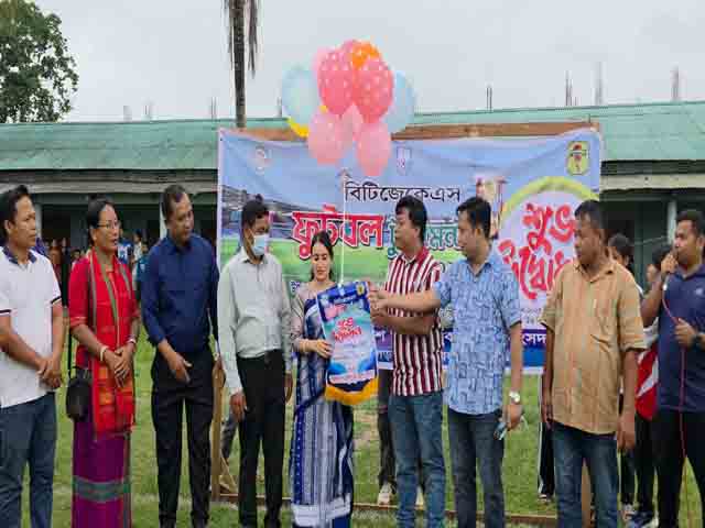 বিটিজেকেএসের উদ্যোগে খাগড়াছড়িতে মাসব্যাপী ফুটবল টুর্নামেন্ট শুরু