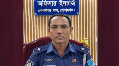 গোপালগঞ্জে আইনের শাসন ও মাদকমুক্ত সমাজ গড়বে ওসি মীর সাজেদুর
