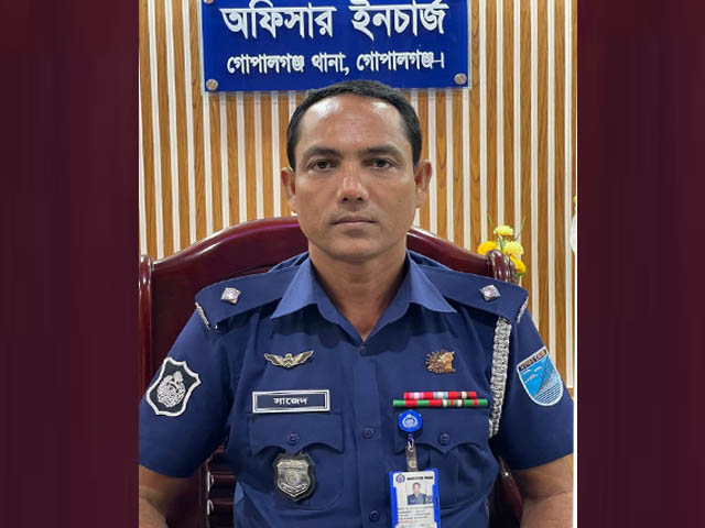 গোপালগঞ্জে আইনের শাসন ও মাদকমুক্ত সমাজ গড়বে ওসি মীর সাজেদুর