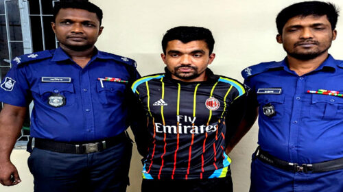 যশোরে পিস্তল ও ম্যাগজিনসহ সন্ত্রাসী রয়েল গ্রেফতার