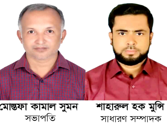 গোবিন্দগঞ্জ সাংবাদিক পরিষদের সভাপতি সুমন ও সম্পাদক শাহারুল