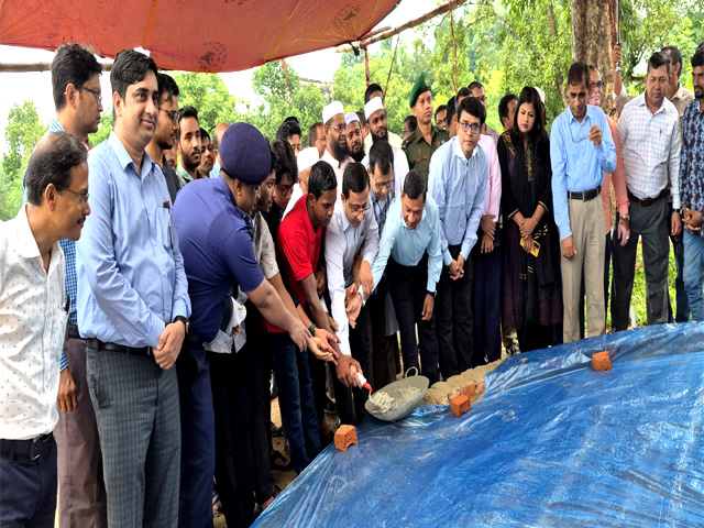 খাগড়াছড়িতে শহিদ স্মৃতিস্তম্ভের ভিত্তিপ্রস্তর স্থাপন