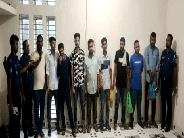 নড়াইলে আন্তঃজেলা ডাকাত চক্রের ৯ সদস্য আটকসহ মোটরসাইকেল উদ্ধার